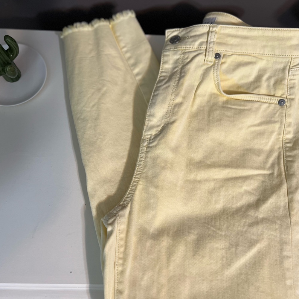 LOFT Light Yellow Chinos